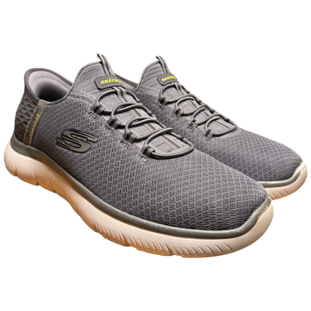 Skechers Slip-Ins Summits High Range Men's Size 9 Charcoal Hands Free Shoes - Picture 3 of 16
